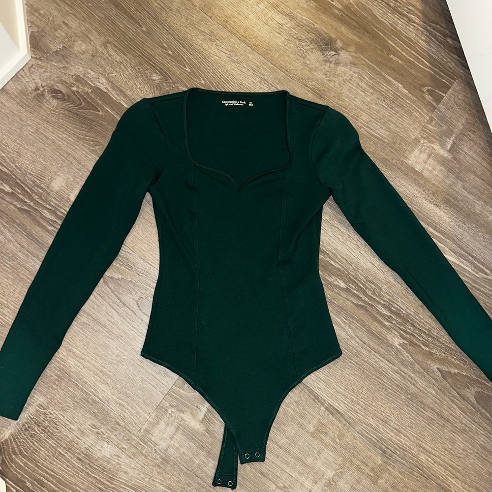 Abercrombie & Fitch Deep Green Bodysuit
